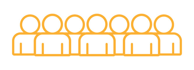 Symbol, ikona ludzi. Plik wektorowy. © robert6666