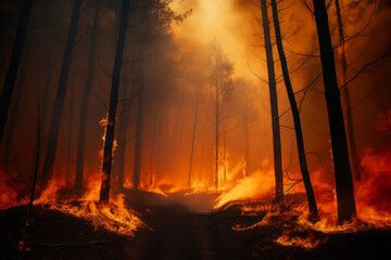 Raging Wildfire Devours Serenity