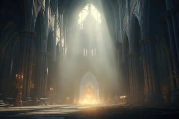 Vivid Vistas: Volumetric Light in a Cathedral