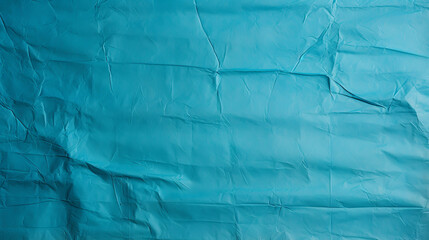 Blue crumpled paper texture background