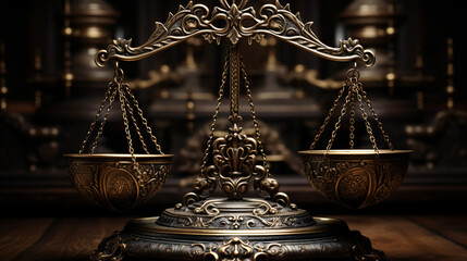 Symbol of law and justice, law and justice concept. - obrazy, fototapety, plakaty