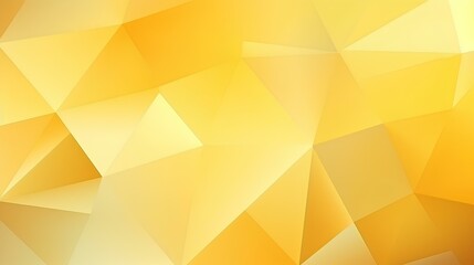 Abstract geometric yellow tone polygon and triangles background. wallpaper, banner. generative AI 