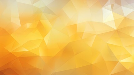 Abstract geometric yellow tone polygon and triangles background. wallpaper, banner. generative AI 