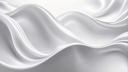 beautiful wave white silk abstract background
