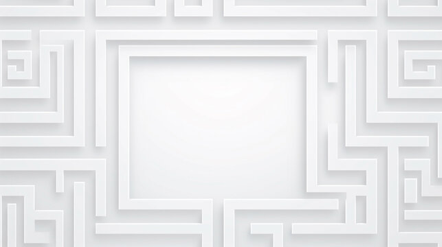 Decorative elements isolated on white background. Ethnic background. Aztec geometric ornament.