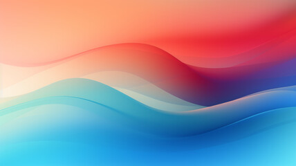 Read and blue abstract wave background or pattern, creative design template