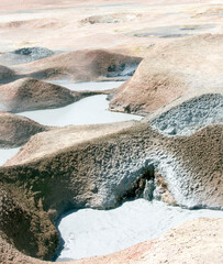 Detail of natural thermal water in Uyuni area