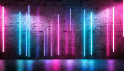 neon wall background