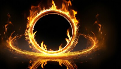 ring fire in black