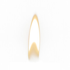 Candle flame high quality with transparent background