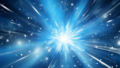 Fototapeta premium abstract blue background explosion star