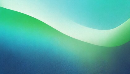 blue green wavy abstract grainy gradient illustration