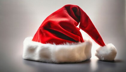 christmas santa hat on white background