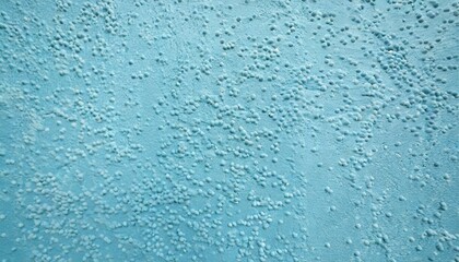 Obraz premium decorative plaster of light blue color with small pimples wall surface