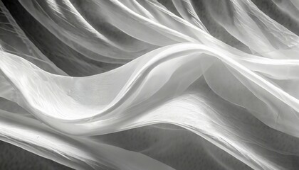 abstract background on abstract white waves wave from curtain white wave background