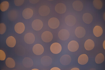 Ethereal Milky Bokeh with Subtle Gold Ovals