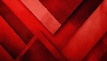 abstract red background with texture pattern layered geometric triangle shapes in dark and light red colors in creative angles