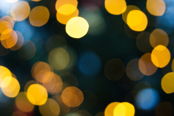 Enchanting Christmas Bokeh Background