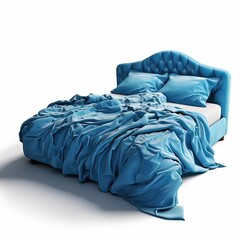 bed blue