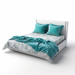 bed aquamarine