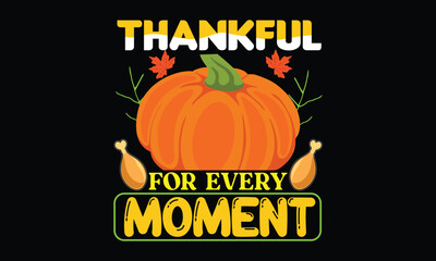 Thanks Giving T-shirt Design Vector Template