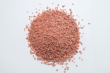 fertilizers for lawn grass poured into a circle