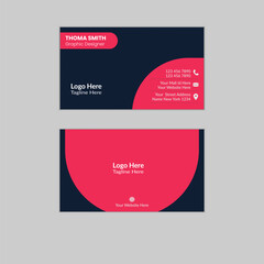 modern business card template modern business card  template double sided design  business card inspiration  creative business card and name card layout in rectangle size