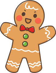Gingerbread man Cute Cartoon