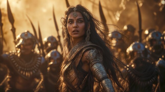 warrior queen - AI generated 