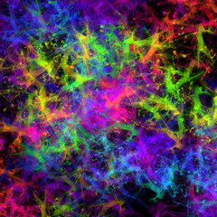 Fluid Art, Abstract Colorful Liquid Background