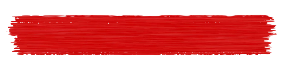 Rolgordijnen Red line of paint isolated, red smear © dlyastokiv