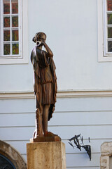 Bronzeskulptur der Diana von Gabii in Budapest