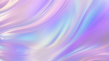 Obraz premium An enchanting grainy iridescent holographic gradient background presenting a psychedelic, colorful pattern suitable for business branding. This trippy design showcases a glossy