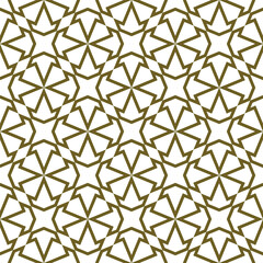 Seamless geometric ornament in arabic style