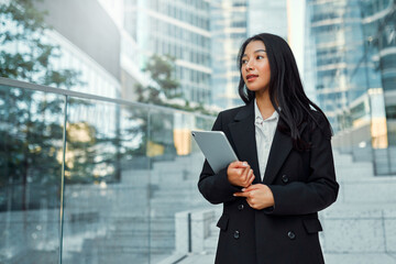 Business woman on the street
