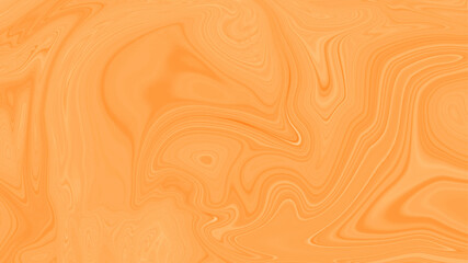 Acrylic orange paints pour liquid and fluid background vector illustration. Abstract smooth acrylic yellow and orange liquid marble or wood pattern background for the design element. 