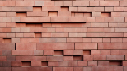Obraz premium Exquisite Detail of Monochromatic Bricks Highlighting Textural Beauty and Simplicity