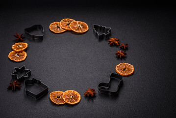 Delicious gingerbread cookies with honey, ginger and cinnamon