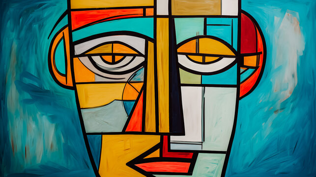 Portrait cubiste