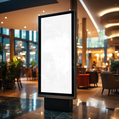 Digital signage in a mall, enhancing the shopping experience