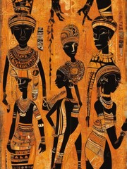 African woman Art