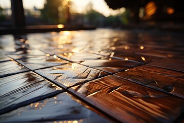 Wood plank background with ultra detail on close-up of wooden floor. Copy space concept