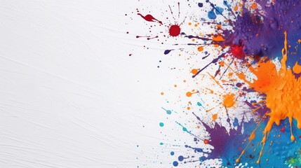Splash of paint. vector colorful background design. illustration vector design. Generarative AI
