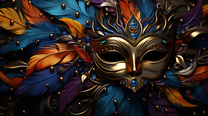 Fototapeta premium Beautiful Carnival Mask