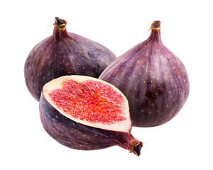 Figs isolated on white background