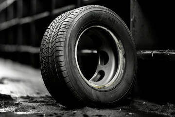 Car auto tyre texture tires detail background automobile rubber wheel transportation vehicle black
