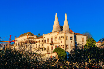 Fototapeta premium National palace of Sintra in Portugal