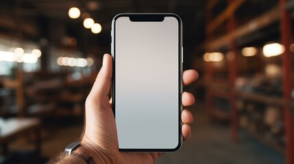 A man holding a smartphone in a dark room, representing technology usage, communication, and digital lifestyle