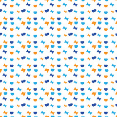 Seamless Geometric and Organic Shape Patterns