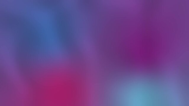 Purple, red and blue gradient background. Animation of abstract backdrop